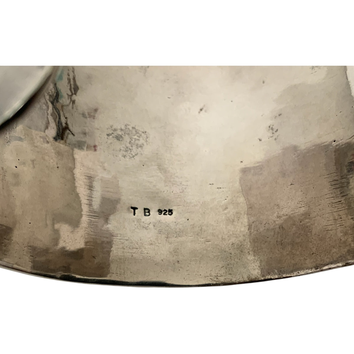Attributed to Tom Binns Sterling Silver Abstract Typography Wide Cuff Bracelet TB .925 103g USA c. 2000s