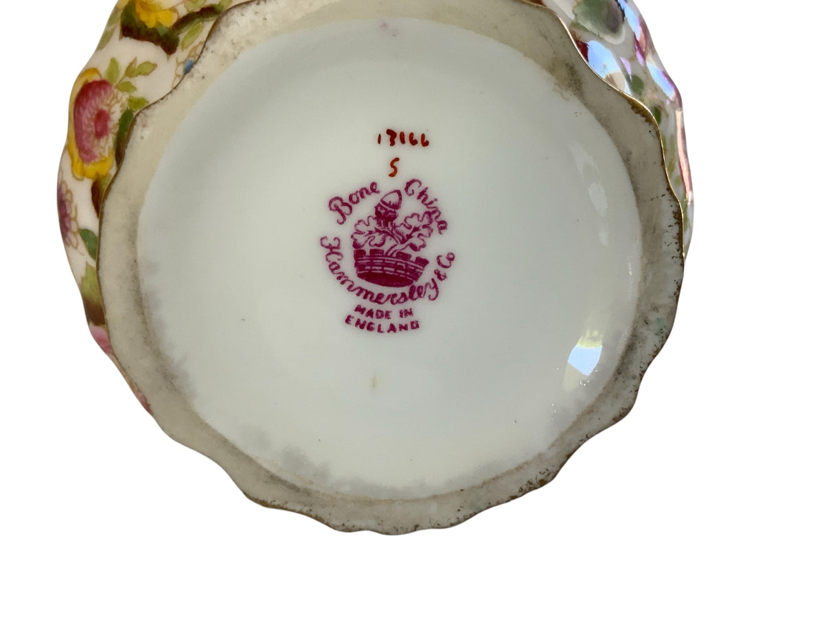 Hammersley Queen Anne Medium Size Pitcher Bone China England