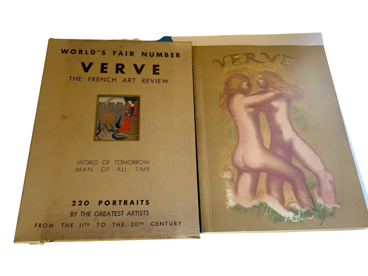 Verve Magazine No 5-6 1939 Complete Double Issue World's Fair Maillol Cover Matisse Mourlot WITH SLIPCASE