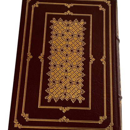 Franklin Mint 1st Edition  Leather Bound Book Salisbury 22K Gilt Moiré 1977 UNREAD  Black Night, White Snow