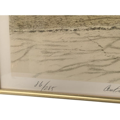 Harold Altman “Central Park South” Signed & Numbered Lithograph 86/285 USA 1985
