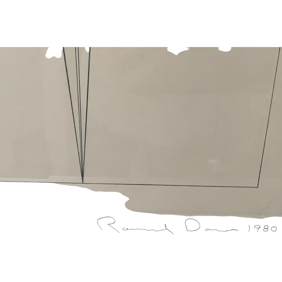 Vintage Ronald Davis “Rotation-Tilt” Limited Edition Geometric Print Signed Ltd. Ed. 10/34 USA 1980