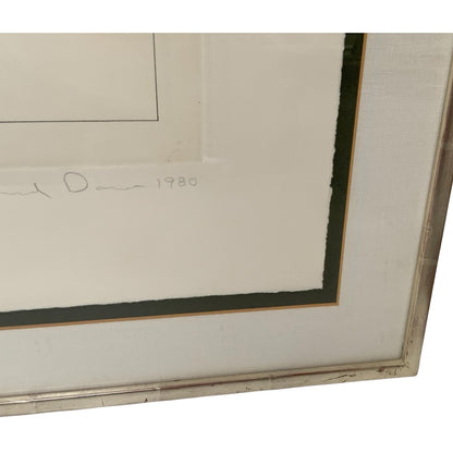 Vintage Ronald Davis “Rotation-Tilt” Limited Edition Geometric Print Signed Ltd. Ed. 10/34 USA 1980
