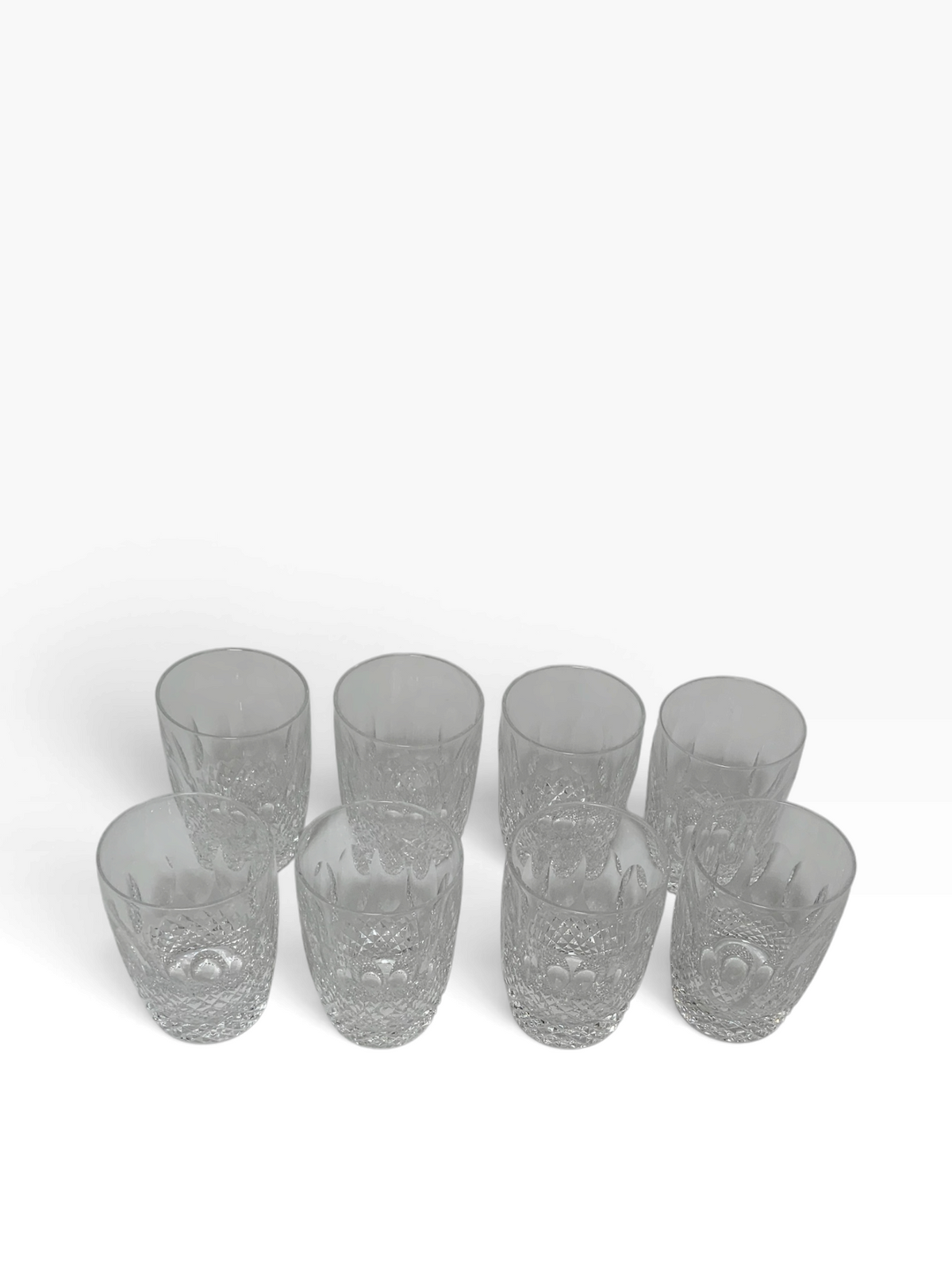 Set of 5 Vintage Waterford Crystal Colleen 9 oz. Old Fashion Made in Ireland 1968-2018 Mint