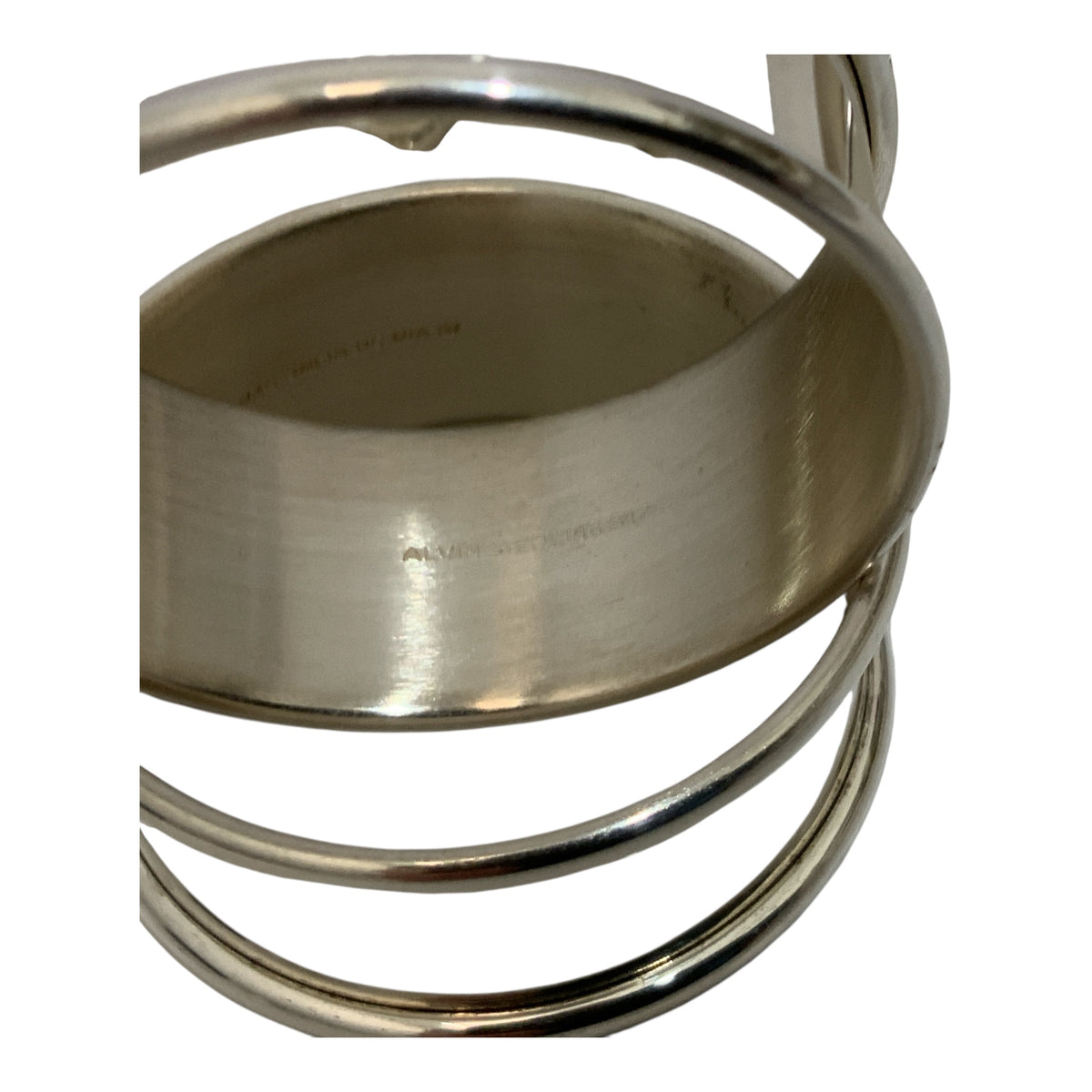 Vintage Alvin S17 Plain Sterling Silver Napkin Rings Set of 4 Non-Monogrammed America 1960-1975