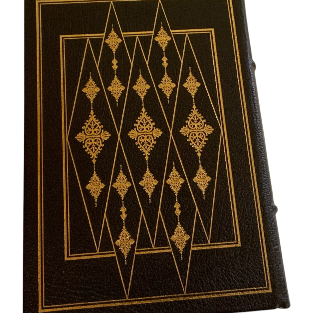 Franklin Mint Limited 1st Edition Full Leather Bound Book Paul Theroux 22K Gilt Moiré 1978 UNREAD