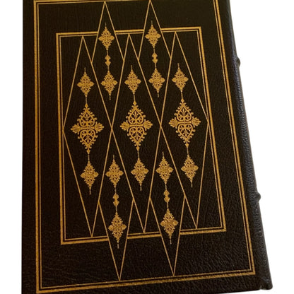 Franklin Mint Limited 1st Edition Full Leather Bound Book Paul Theroux 22K Gilt Moiré 1978 UNREAD