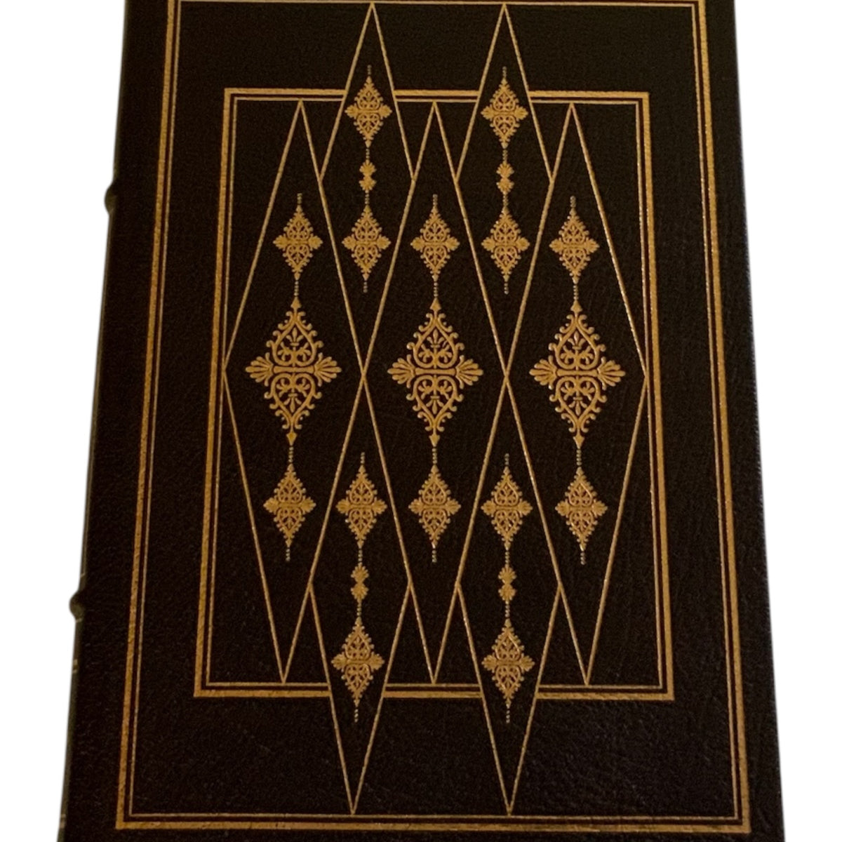 Franklin Mint Limited 1st Edition Full Leather Bound Book Paul Theroux 22K Gilt Moiré 1978 UNREAD
