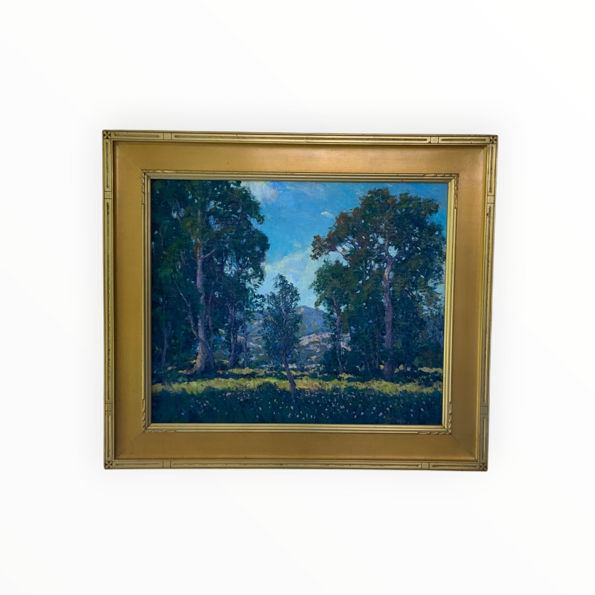 Gary Ray “Carpinteria Bluffs” 2003 Original California Landscape Oil Painting Framed