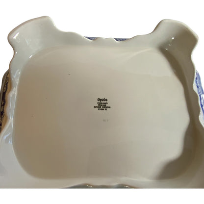 Vintage Authentic Spode Blue Italian Large Soup Tureen w/Lid England c.2000-2009
