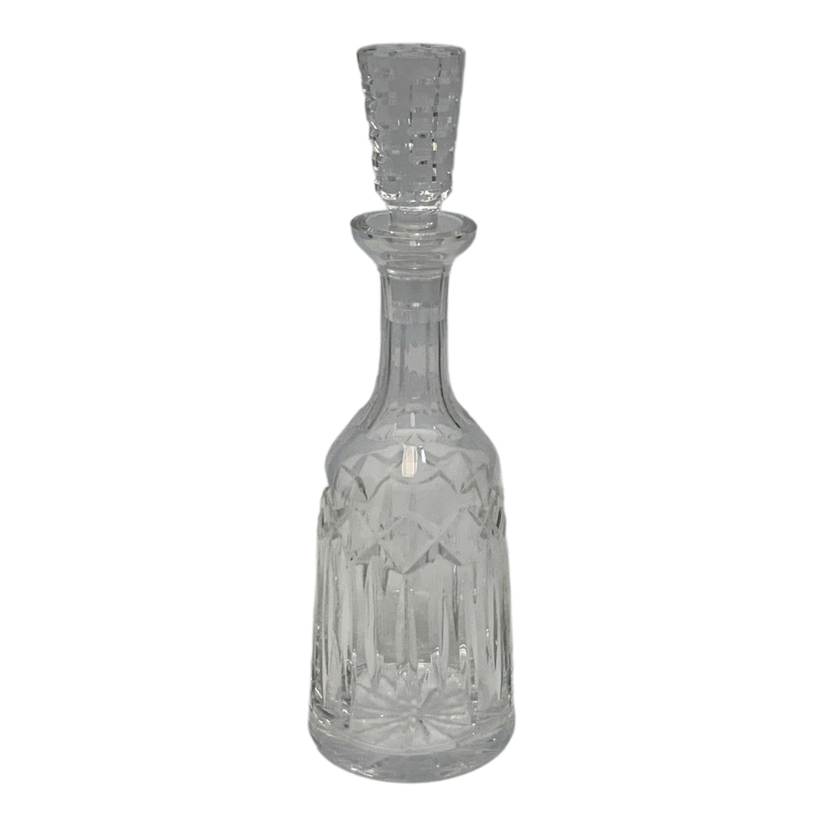Vintage Waterford Crystal Patrick Pattern Wine Decanter with Stopper Ireland Late 20th Century