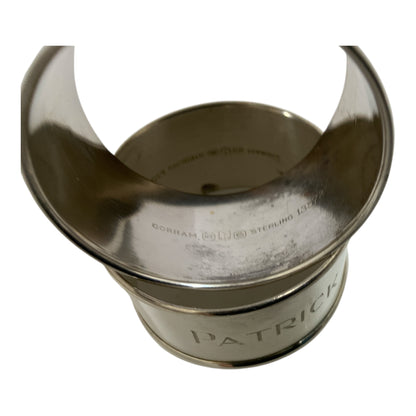Antique Gorham Sterling Silver Napkin Rings Set of 3 – Grandad, Babo & Patrick – #13572