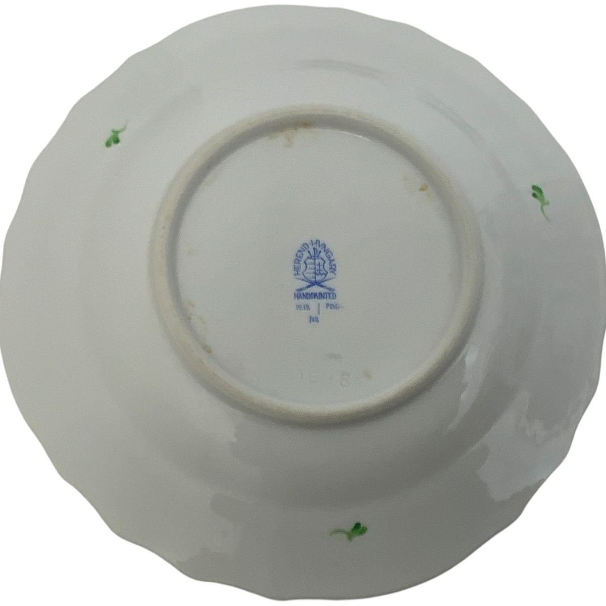 Herend Blue Garland (PBG) 30-Piece Porcelain Dinnerware Set Complete Service for 6 Hungary c. 1980s
