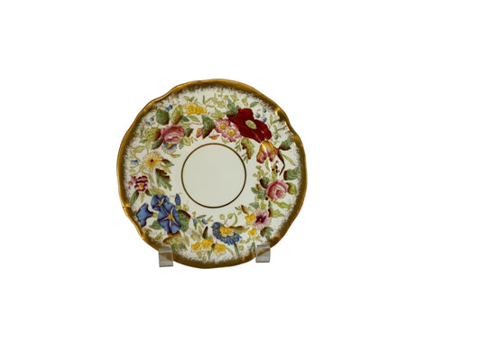 Vintage Hammersley "Queen Anne" Bone China 7" Bread & Butter Plate Made in England 1940s-1950s