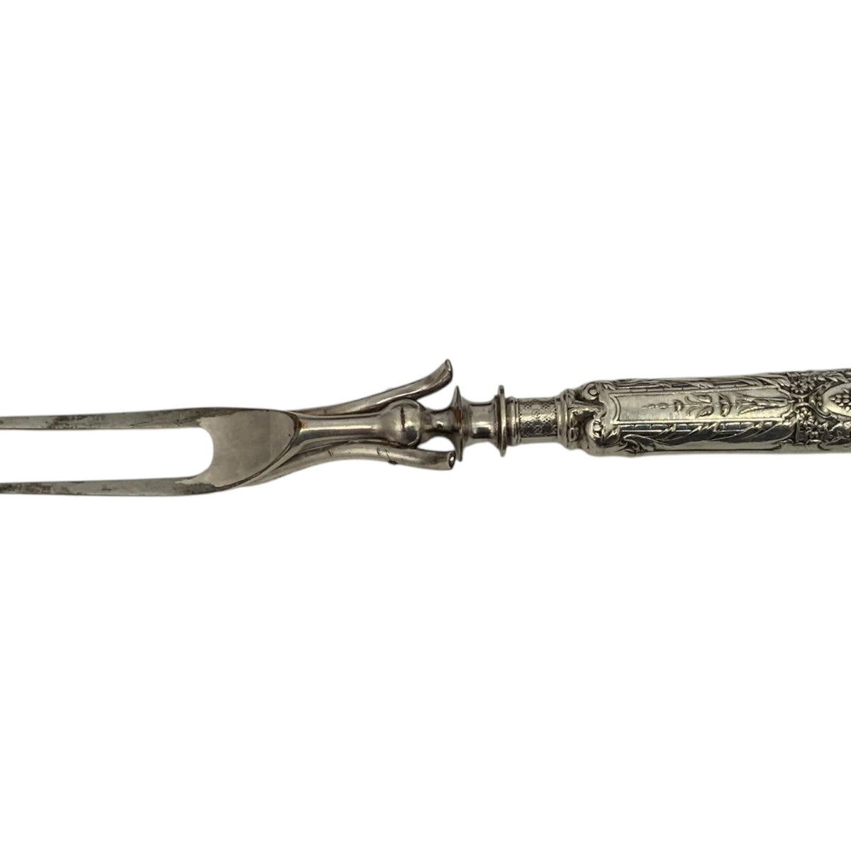 Antique Reed & Barton Renaissance Silverplate 3-Piece Roast Carving Set in Original Klune & Floberg Case USA c. 1890–1910