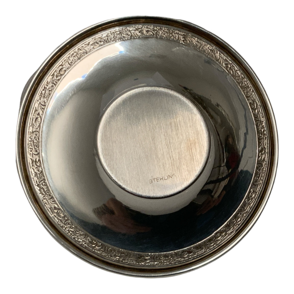 Antique Sterling Silver & Lenox Porcelain Demitasse Cup and Saucer Service Set of Six America c. 1910–1930