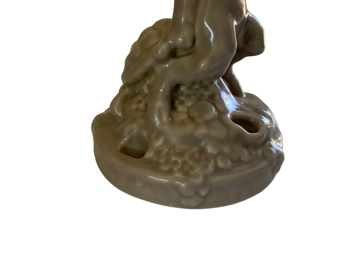 Antique Rookwood Pottery Porcelain Art Deco/Arts & Crafts Faun & Turtle Flower Frog Made in USA 1916