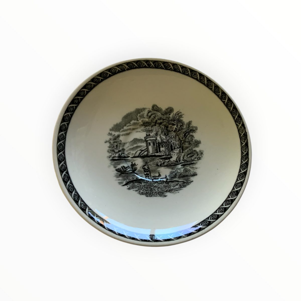Vintage Wedgwood Lugano Black 51-Piece Dinnerware Set England 1962–1980