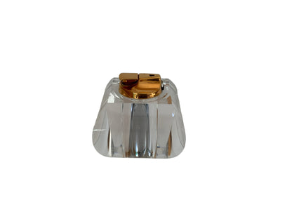 Vintage 1970s Feliceantonio Botta Lucite Table Lighter – Ronson Varaflame Italy 1970s