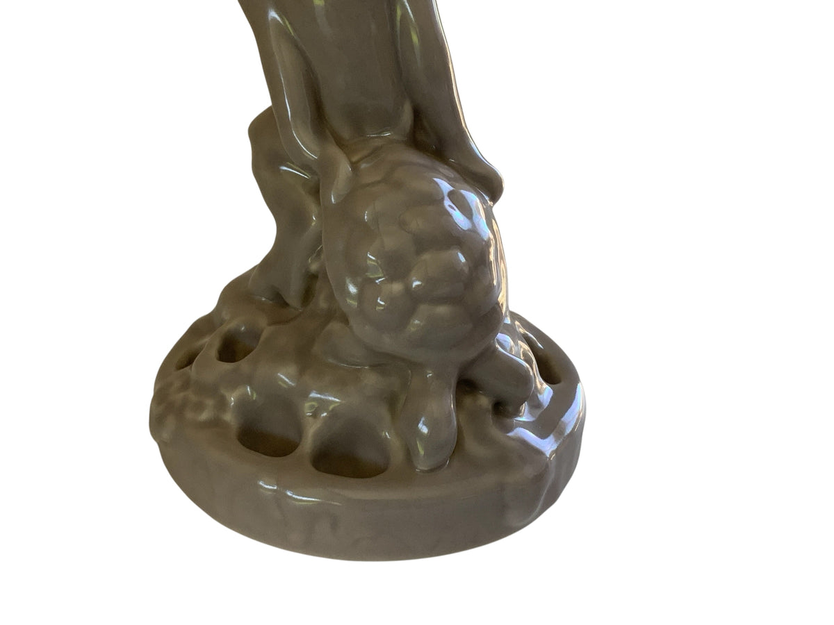 Antique Rookwood Pottery Porcelain Art Deco/Arts & Crafts Faun & Turtle Flower Frog Made in USA 1916