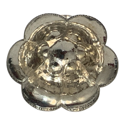 Antique German .830 Silver Six-Lobed Footed Bowl Attributed to Neresheimer Germany c. 1900