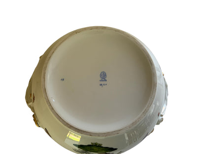Herend Rothschild Bird Round Soup Tureen Base w/Handles Porcelain 19/RO Made in Hungary