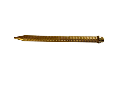 Vintage Must de Cartier Trinity Vendôme Oval Gold Plated Ballpoint Pen Made in France 1980s