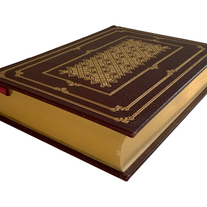Franklin Mint 1st Edition  Leather Bound Book Salisbury 22K Gilt Moiré 1977 UNREAD  Black Night, White Snow