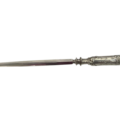 Antique Reed & Barton Renaissance Silverplate 3-Piece Roast Carving Set in Original Klune & Floberg Case USA c. 1890–1910