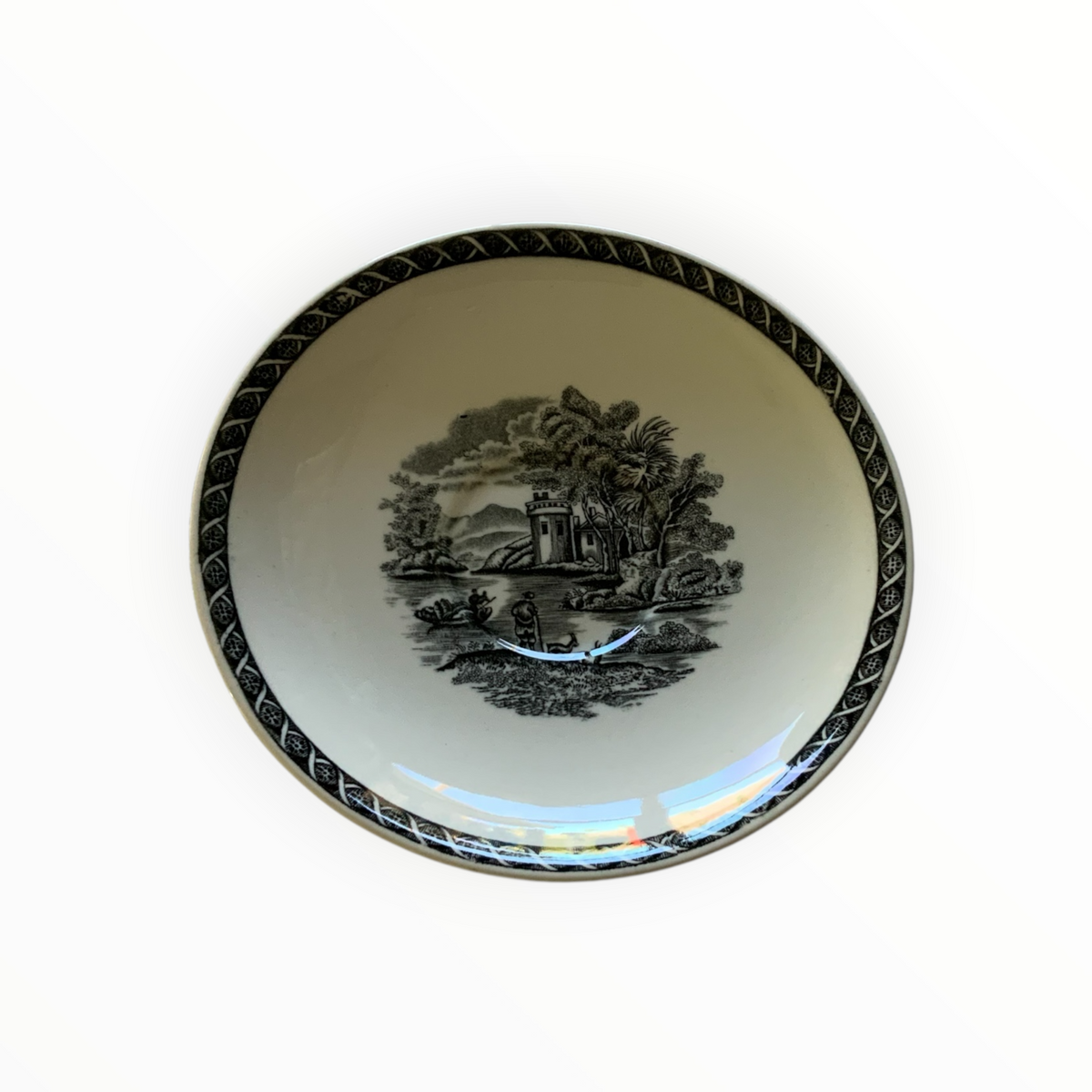 Vintage Wedgwood Lugano Black 51-Piece Dinnerware Set England 1962–1980