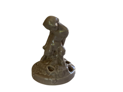 Antique Rookwood Pottery Porcelain Art Deco/Arts & Crafts Faun & Turtle Flower Frog Made in USA 1916