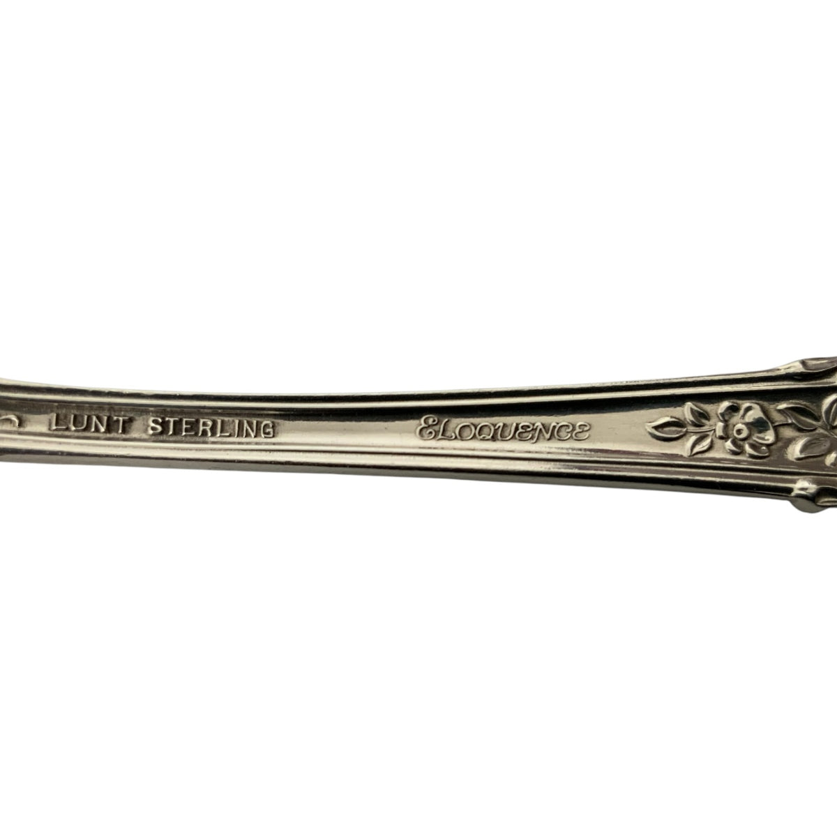 Lunt Eloquence Sterling Silver 62-Piece Estate Flatware Service with Fitted Chest USA 1950s-2012