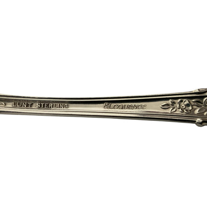 Lunt Eloquence Sterling Silver 62-Piece Estate Flatware Service with Fitted Chest USA 1950s-2012