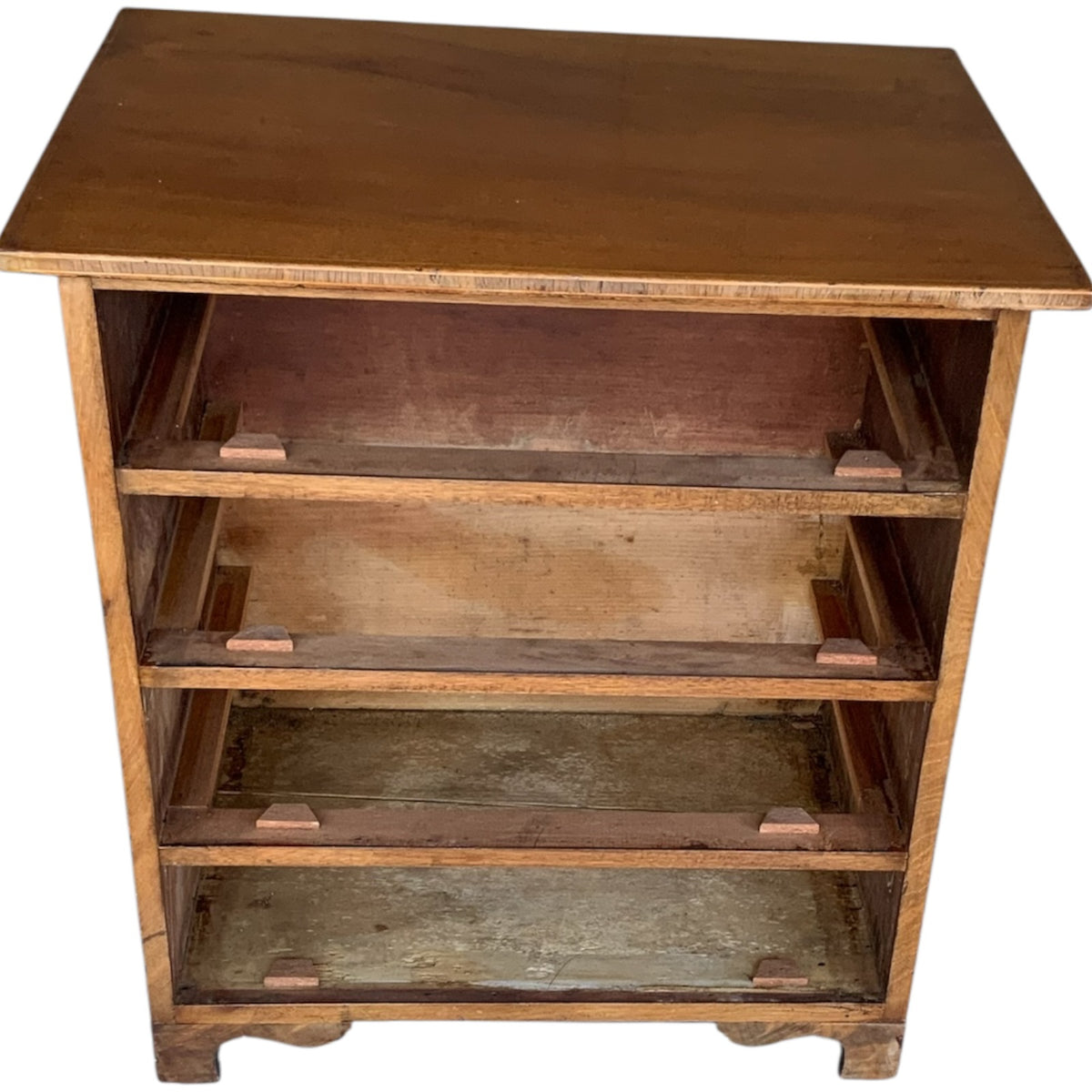 Antique American Federal Mahogany Diminutive Four-Drawer Chest Possibly Mid-Atlantic Circa 1800–1825