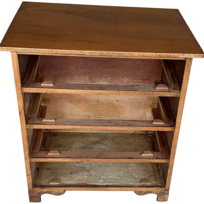 Antique American Federal Mahogany Diminutive Four-Drawer Chest Possibly Mid-Atlantic Circa 1800–1825