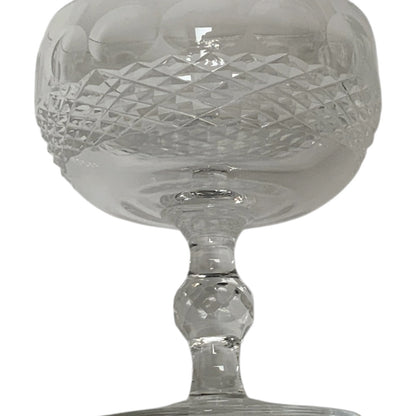 Set of 9 Vintage Waterford Crystal Colleen Short Stem Champagne Coupes / Tall Sherbet Glasses Made in Ireland 1968-2018 Mint