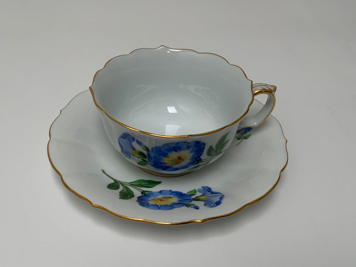 Vintage Rare Meissen Pfeiffer Period 25-Piece Multi-Floral Botanical Coffee & Dessert Service First Quality c1924-1934