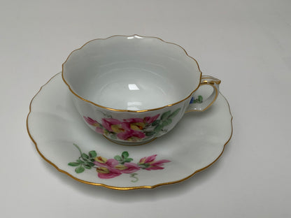 Vintage Rare Meissen Pfeiffer Period 25-Piece Multi-Floral Botanical Coffee & Dessert Service First Quality c1924-1934