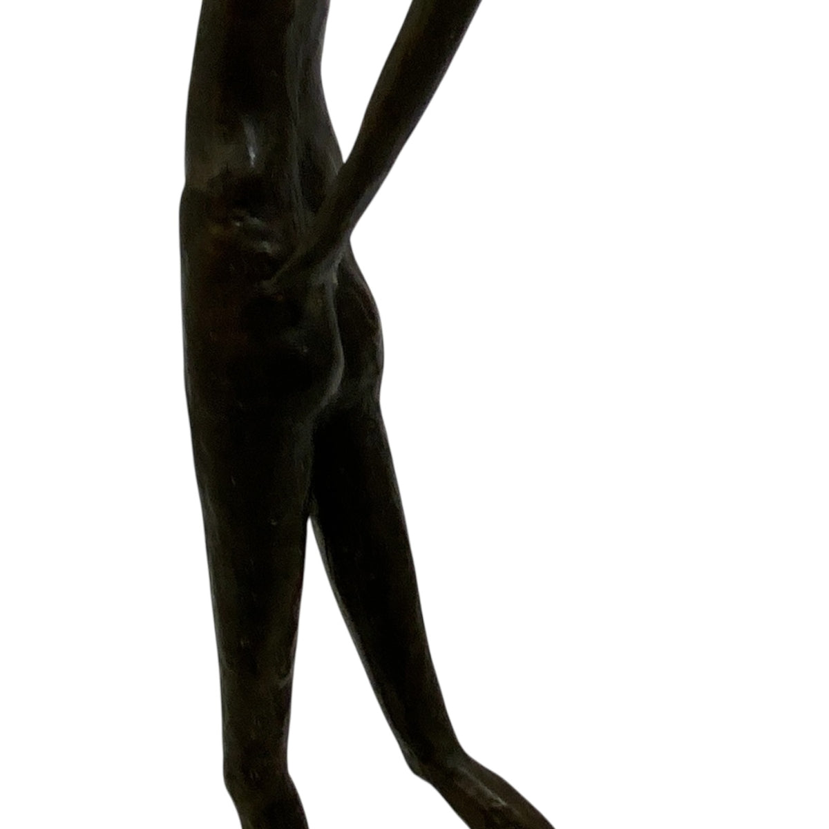 Aharon Bezalel Israeli Modernist Bronze Female Nude Sculpture, Late 1950s–1960s