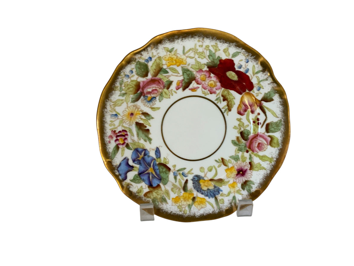 Vintage Hammersley "Queen Anne" Bone China 7" Bread & Butter Plate Made in England 1940s-1950s