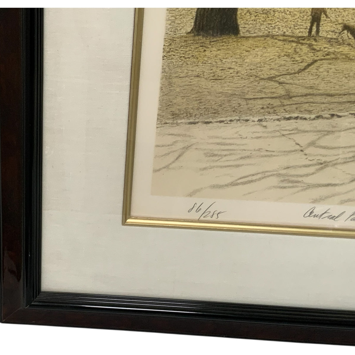 Harold Altman “Central Park South” Signed & Numbered Lithograph 86/285 USA 1985