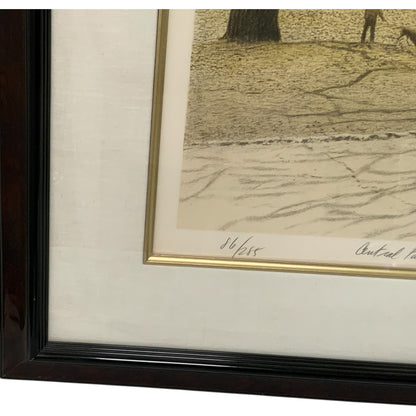 Harold Altman “Central Park South” Signed & Numbered Lithograph 86/285 USA 1985