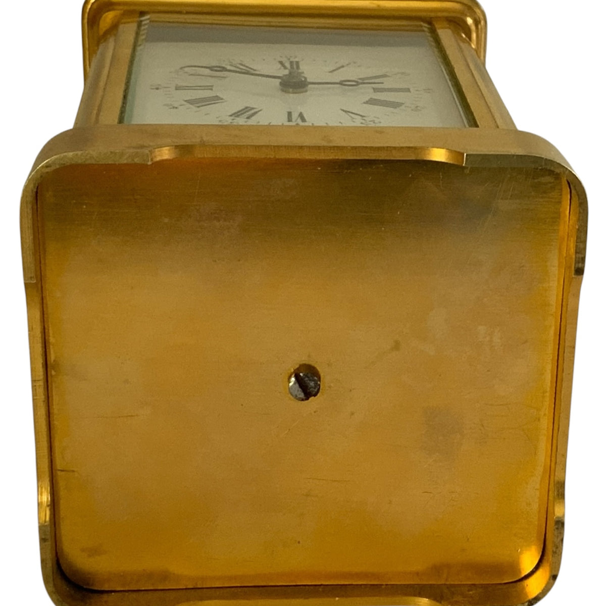 Antique Charles Oudin French Brass Gorge-Cased Timepiece Carriage Clock Paris c1860–1870 NOT TESTED
