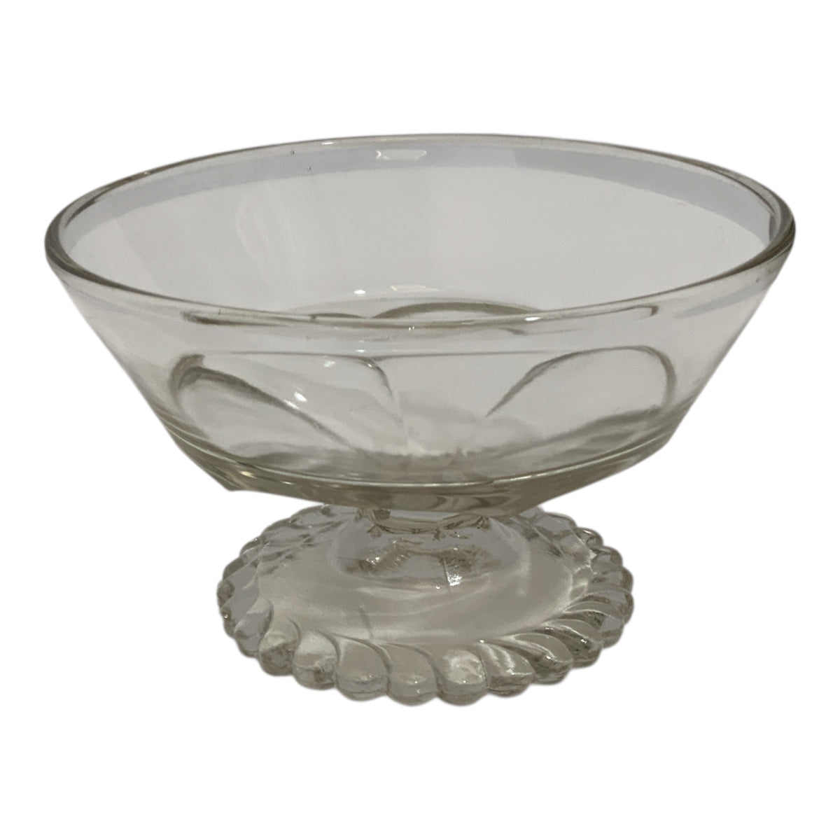 Antique Gillinder & Sons Frosted Lion Pattern Covered Glass Compote 7.25" America c. 1876–1900