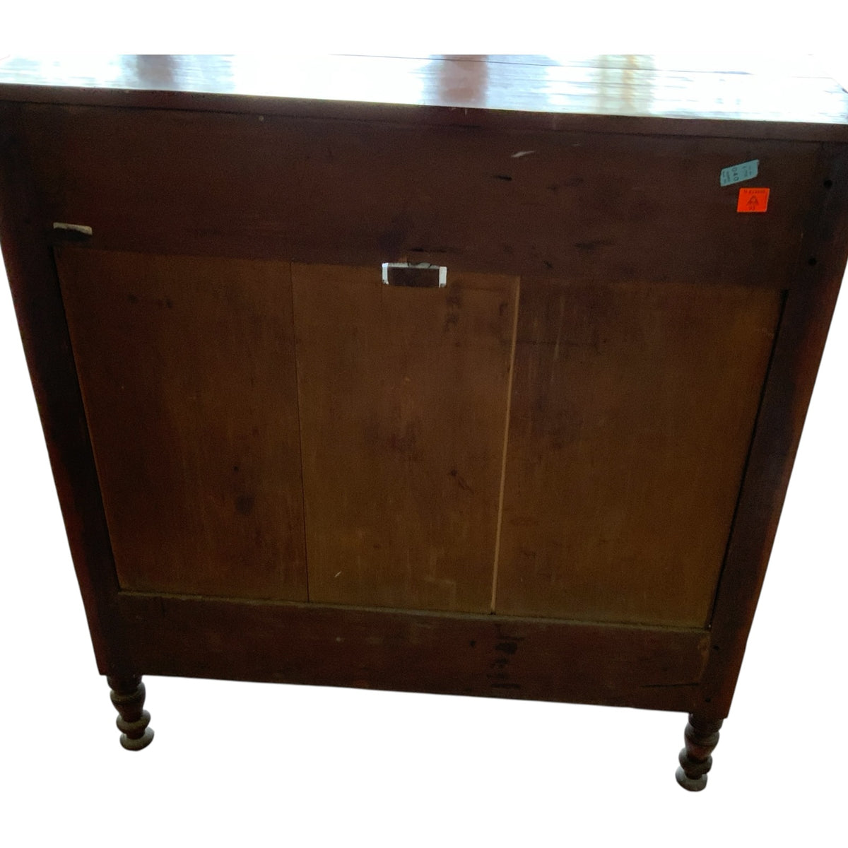 Antique American Federal Sheraton Southern Inlaid Cherry Chest of 5 Drawers USA circa 1815–1825