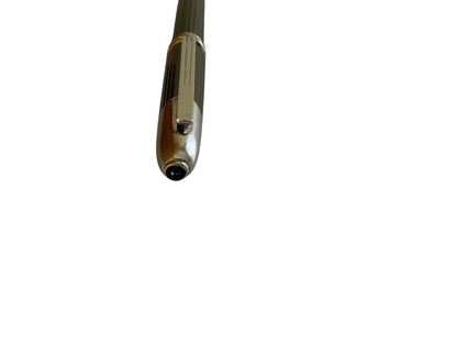 Vintage 1992 Cartier Cougar Ballpoint Pen - Gunmetal Titanium & Onyx Trinity Made in France