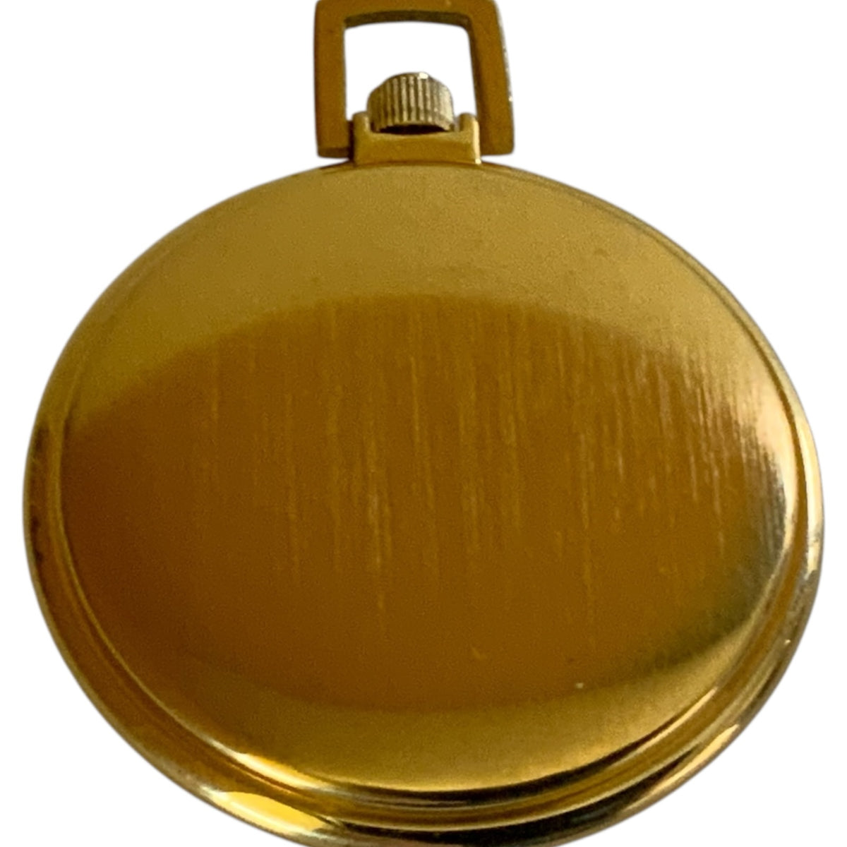 Vintage Colibri 17 Jewel Swiss Mechanical Skeleton Pocket Watch Gold Tone Made USA 1970s-1980s