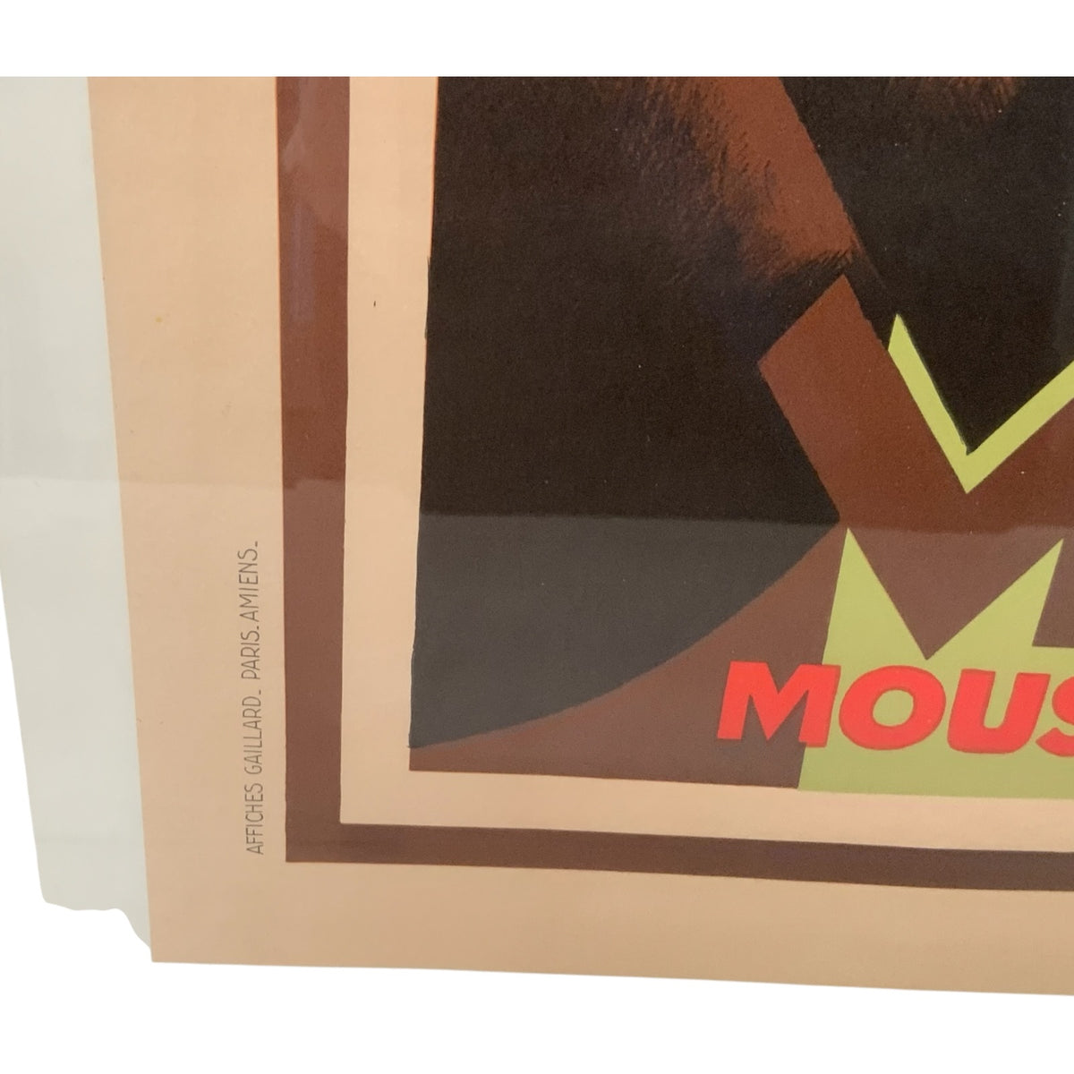 Vintage Amoro “Anjou Vins Mousseux” French Art Deco Lithographic Advertising Poster France c. 1932