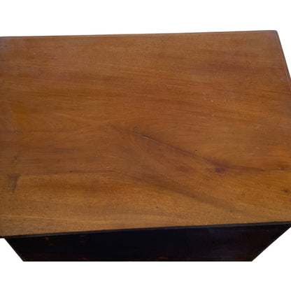 Antique American Federal Mahogany Diminutive Four-Drawer Chest Possibly Mid-Atlantic Circa 1800–1825