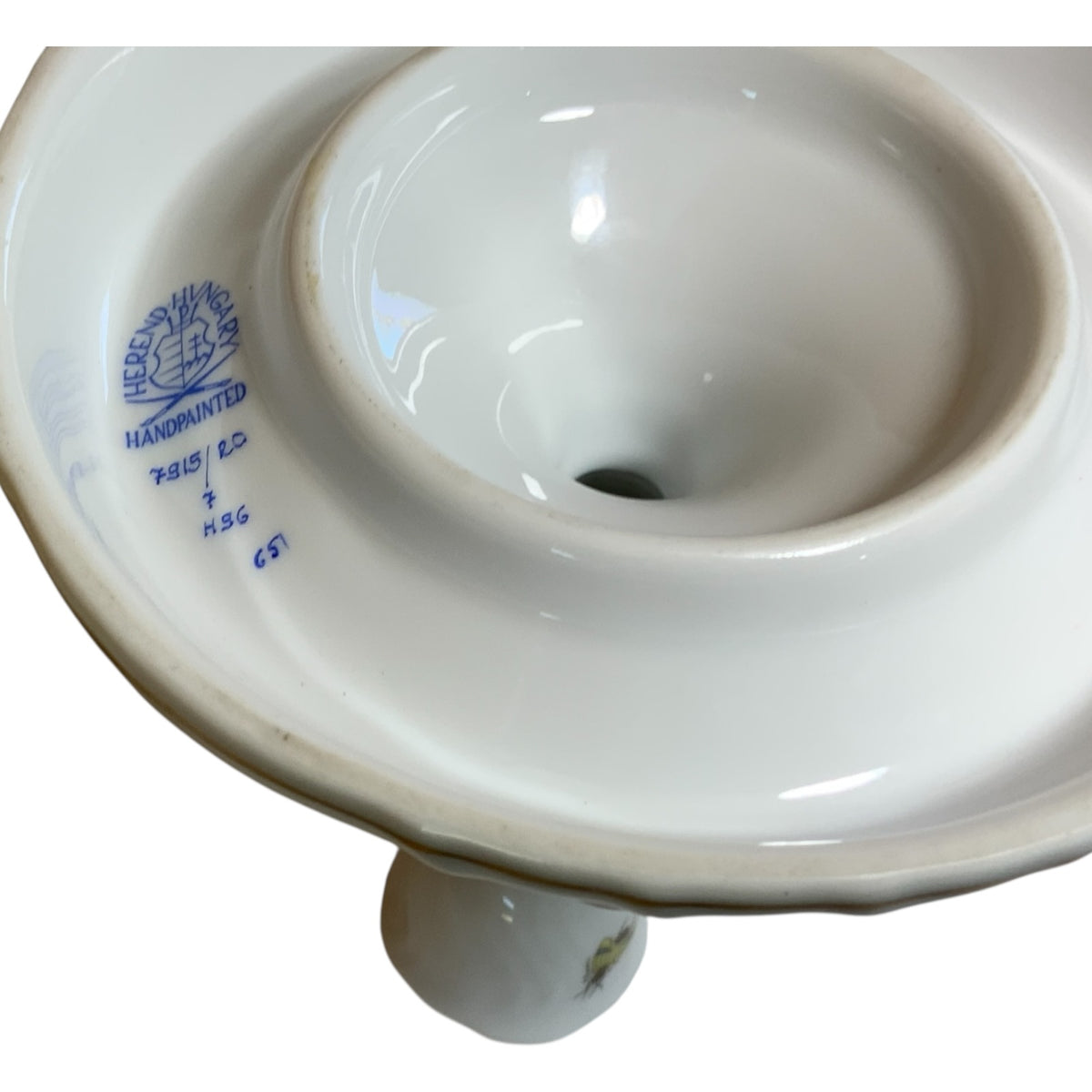 Vintage Herend Rothschild Bird Single Candlestick Holder 7915/RO Mint Condition Made in Hungary 1996